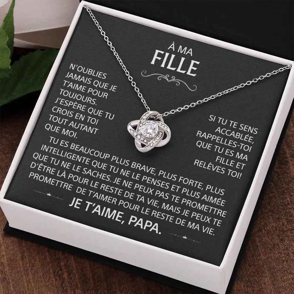 Daughter - Forever Yours - Eternal Love Necklace [French]
