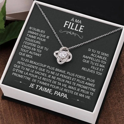 Daughter - Forever Yours - Eternal Love Necklace [French]