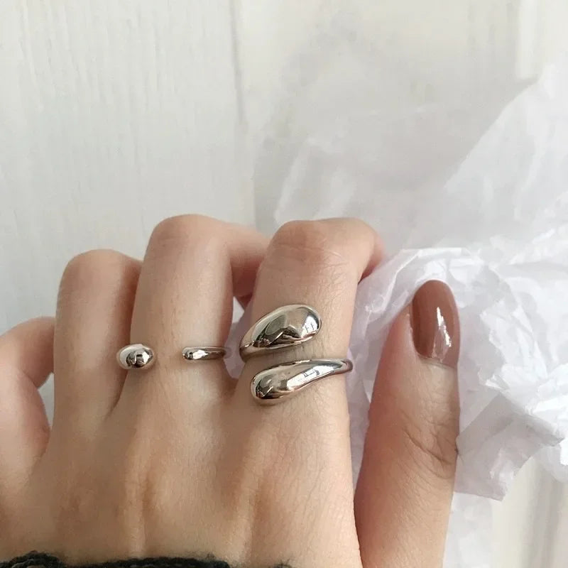 Minimalist Touching Beads Ring