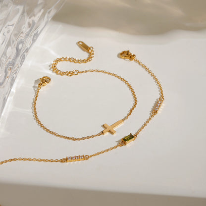 Birthstones Pendant Bracelet