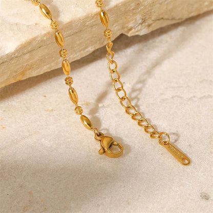 Minimalist Gold Beaded Bracelet