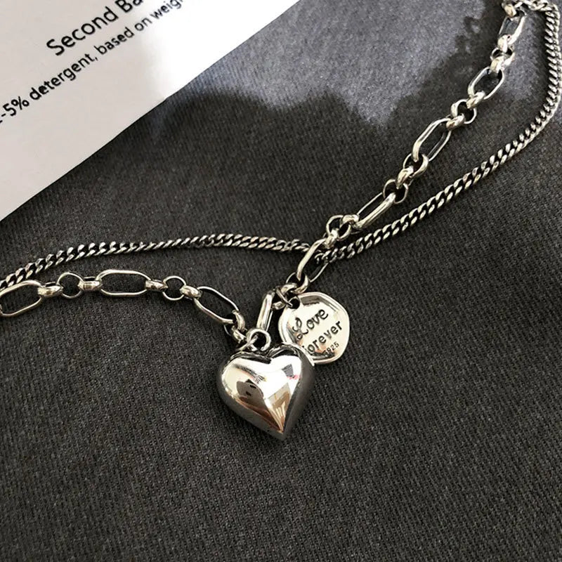 Heart-Shaped Charm Bracelet