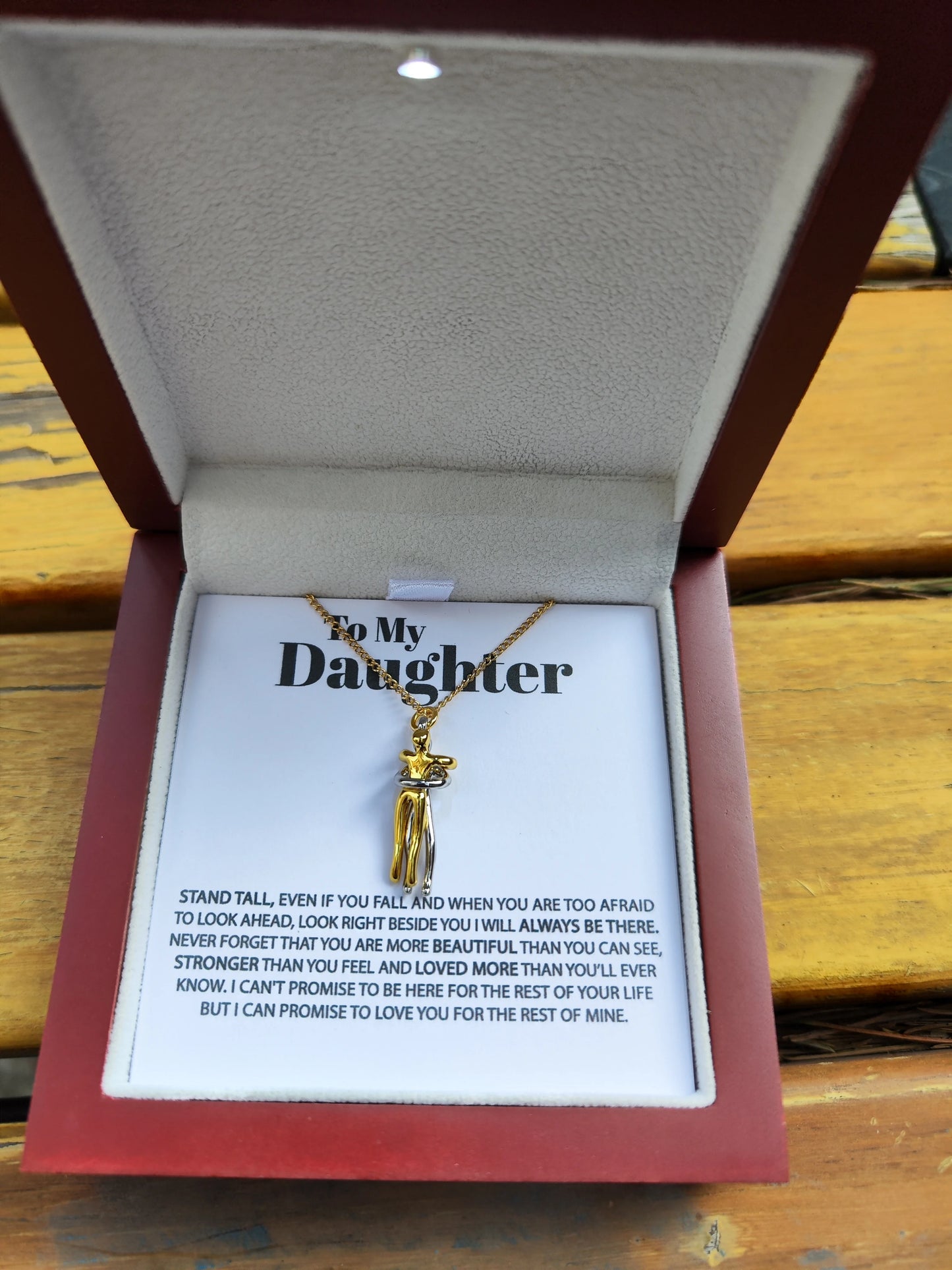 Daughter - Hugs Necklace