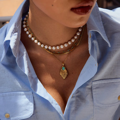 3-Piece Natural Stone Pendants Bundle