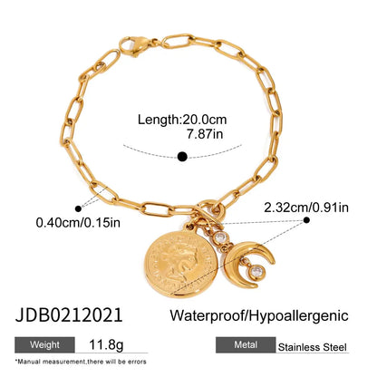 Sun, Moon & Star Charm Bracelets
