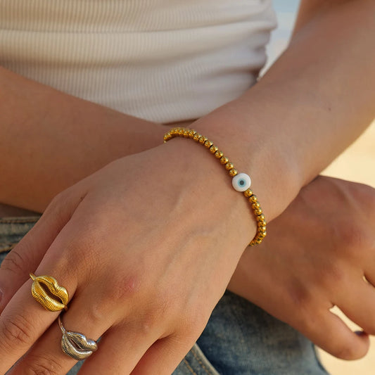 Ball Chain Enchanted Eye Bracelet