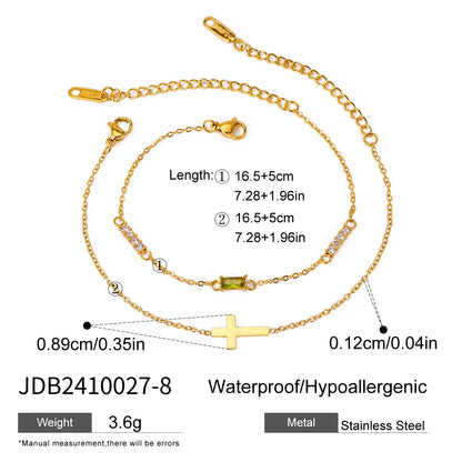 Birthstones Pendant Bracelet