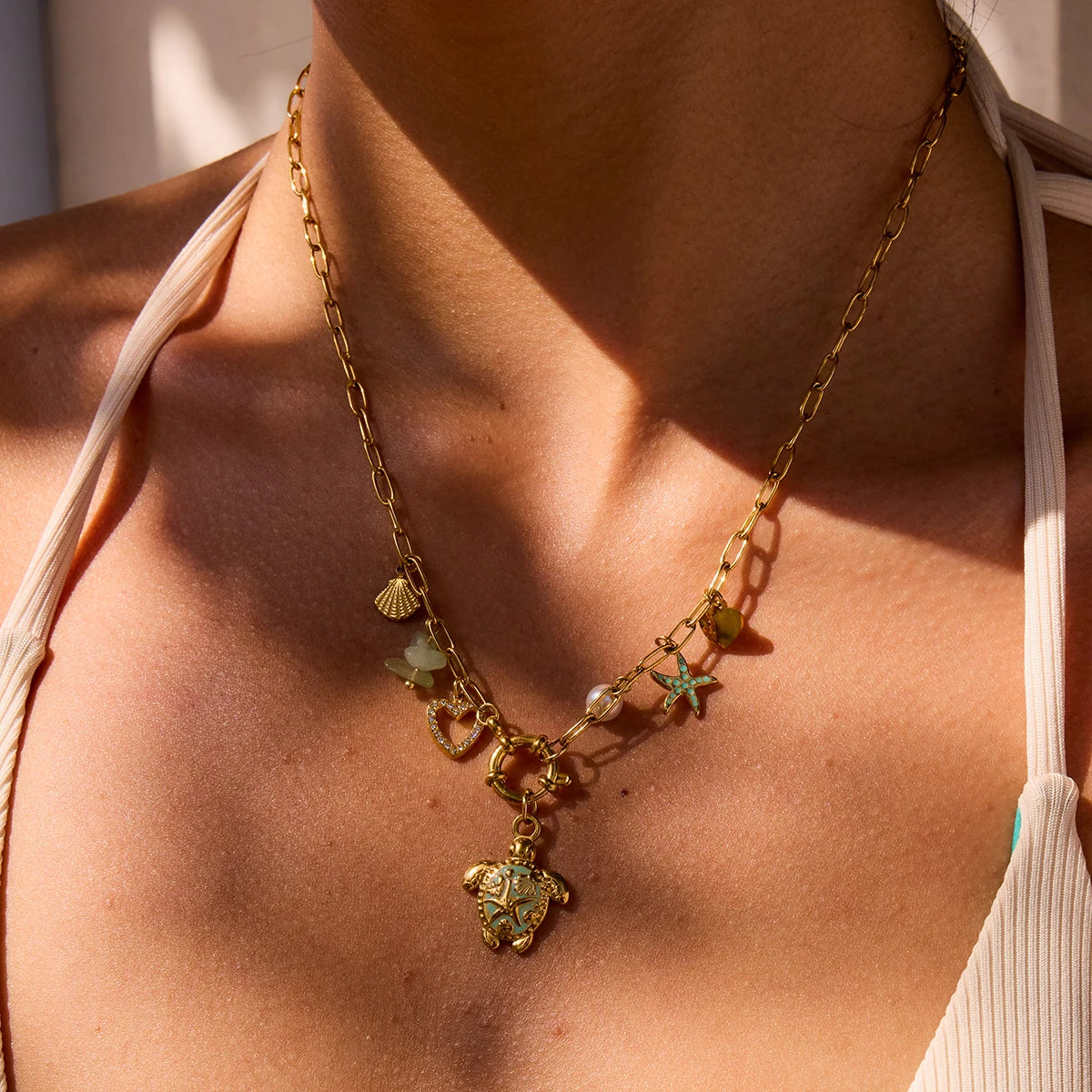 Turtle Charm Necklace
