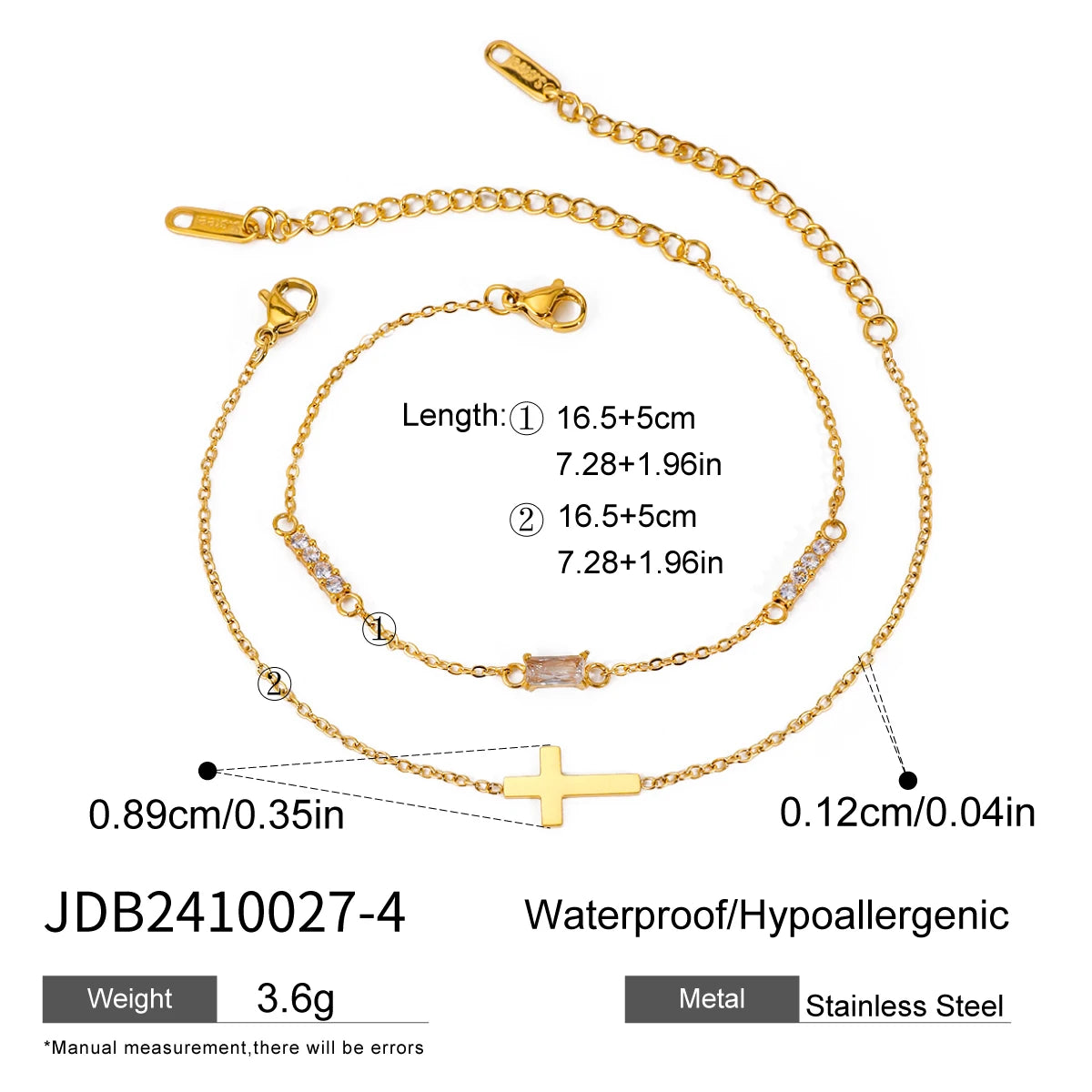 Birthstones Pendant Bracelet