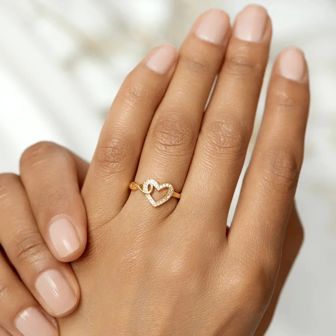 Daughter, You'll Always Be in My Heart - Love Ring