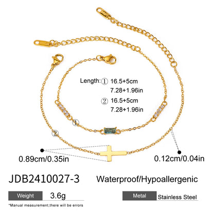 Birthstones Pendant Bracelet