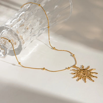 Spiraling Sun Pendant