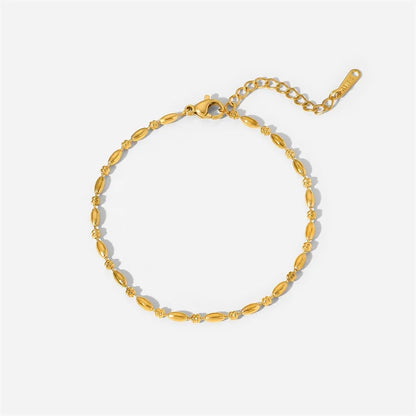 Minimalist Gold Beaded Bracelet