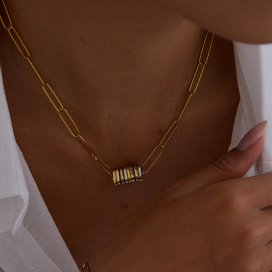 Minimalist Paperclip Necklace