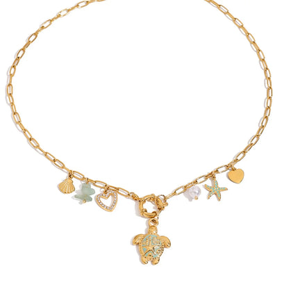 Turtle Charm Necklace