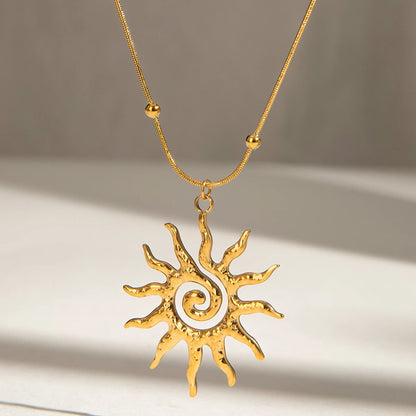 Spiraling Sun Pendant