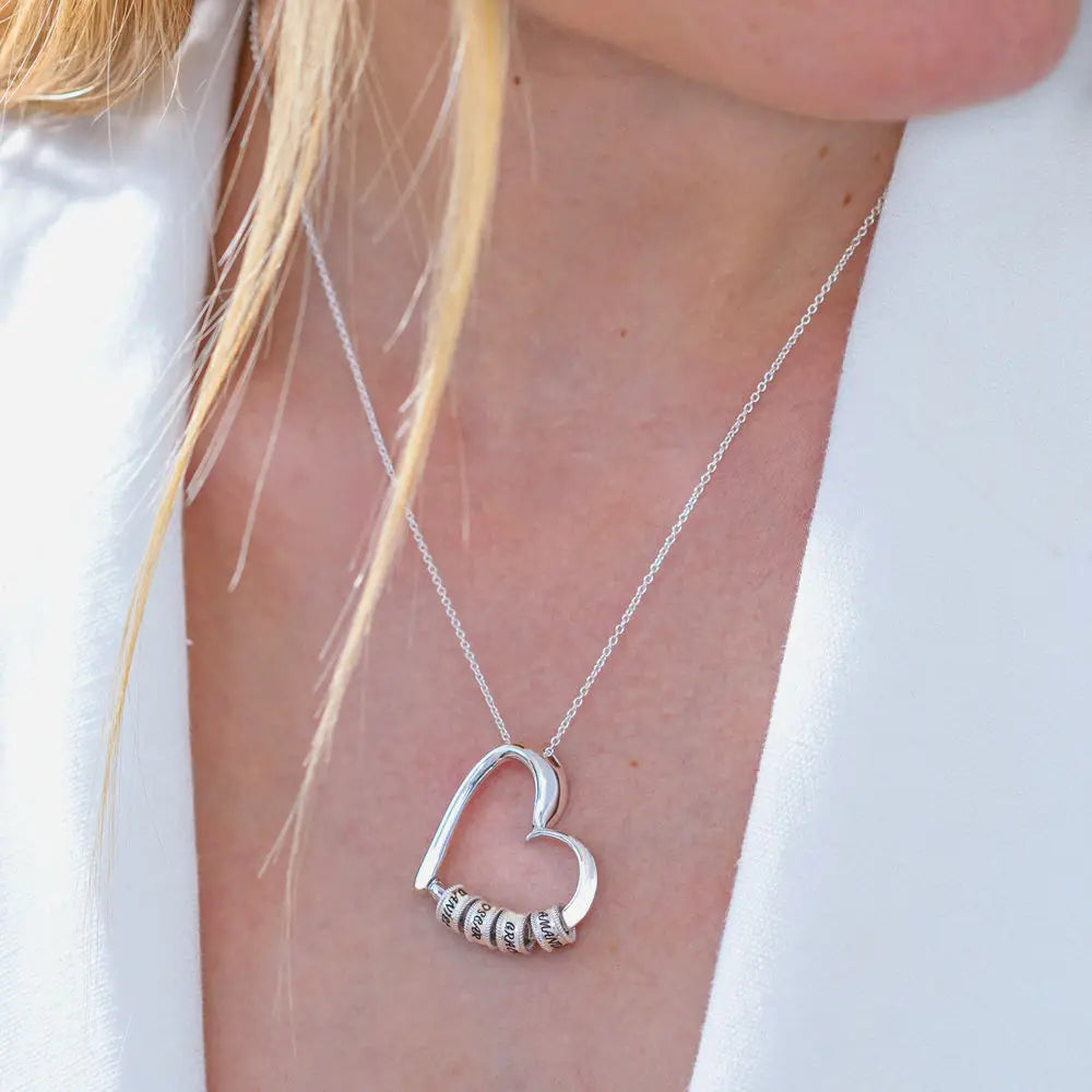 Para la Madre de Nuestros Hijos - La Mejor Mamá del Mundo - Collar de Corazón Personalizable 