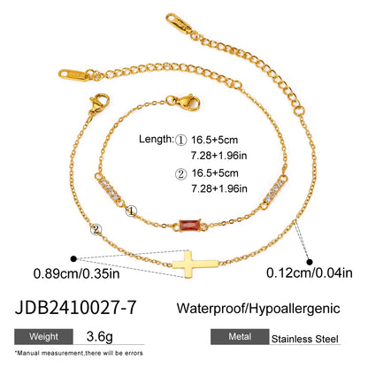 Birthstones Pendant Bracelet