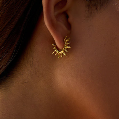 Hollow Sun Earrings