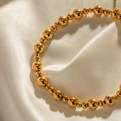 Beaded Chain Slider Bracelet