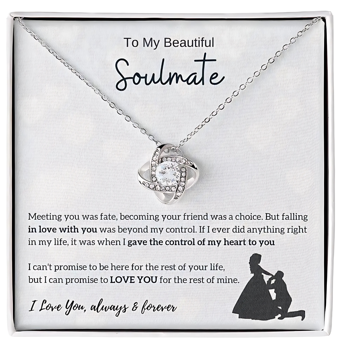 Soulmate - Lover and Best Friend - Promise Necklace