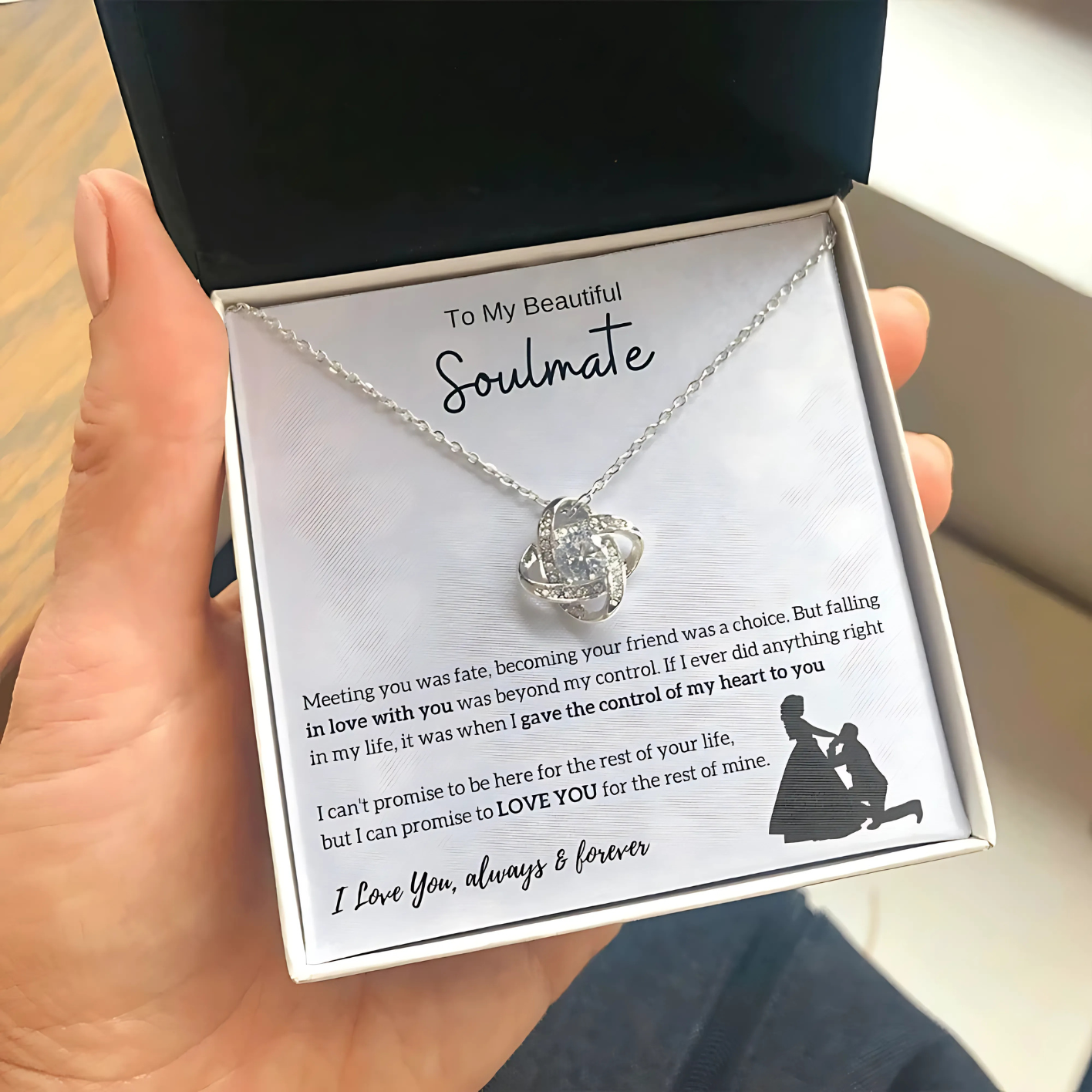 Soulmate - Lover and Best Friend - Promise Necklace