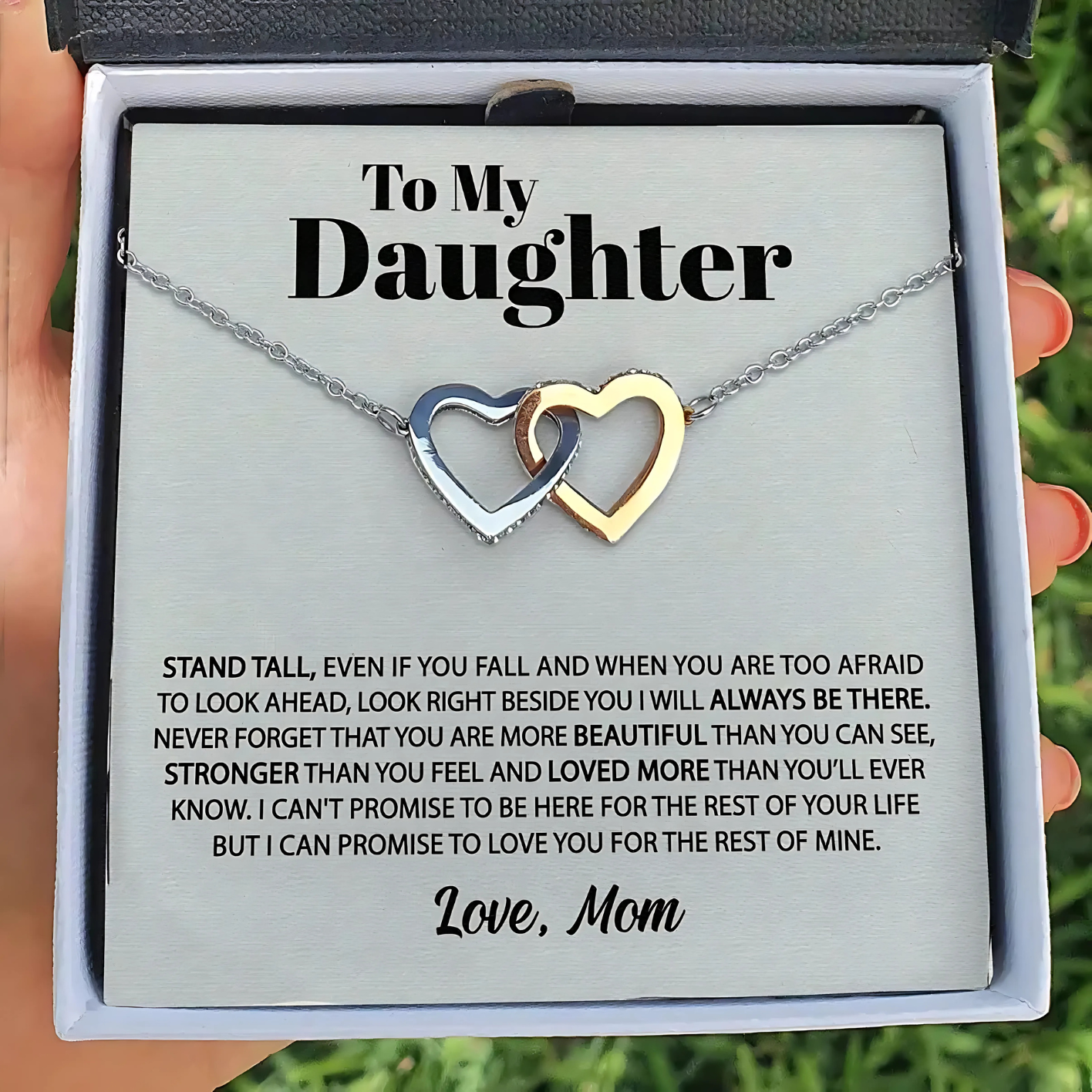 [ALMOST SOLD OUT] Daughter - Eternal Love Necklace - Interlocking Hearts