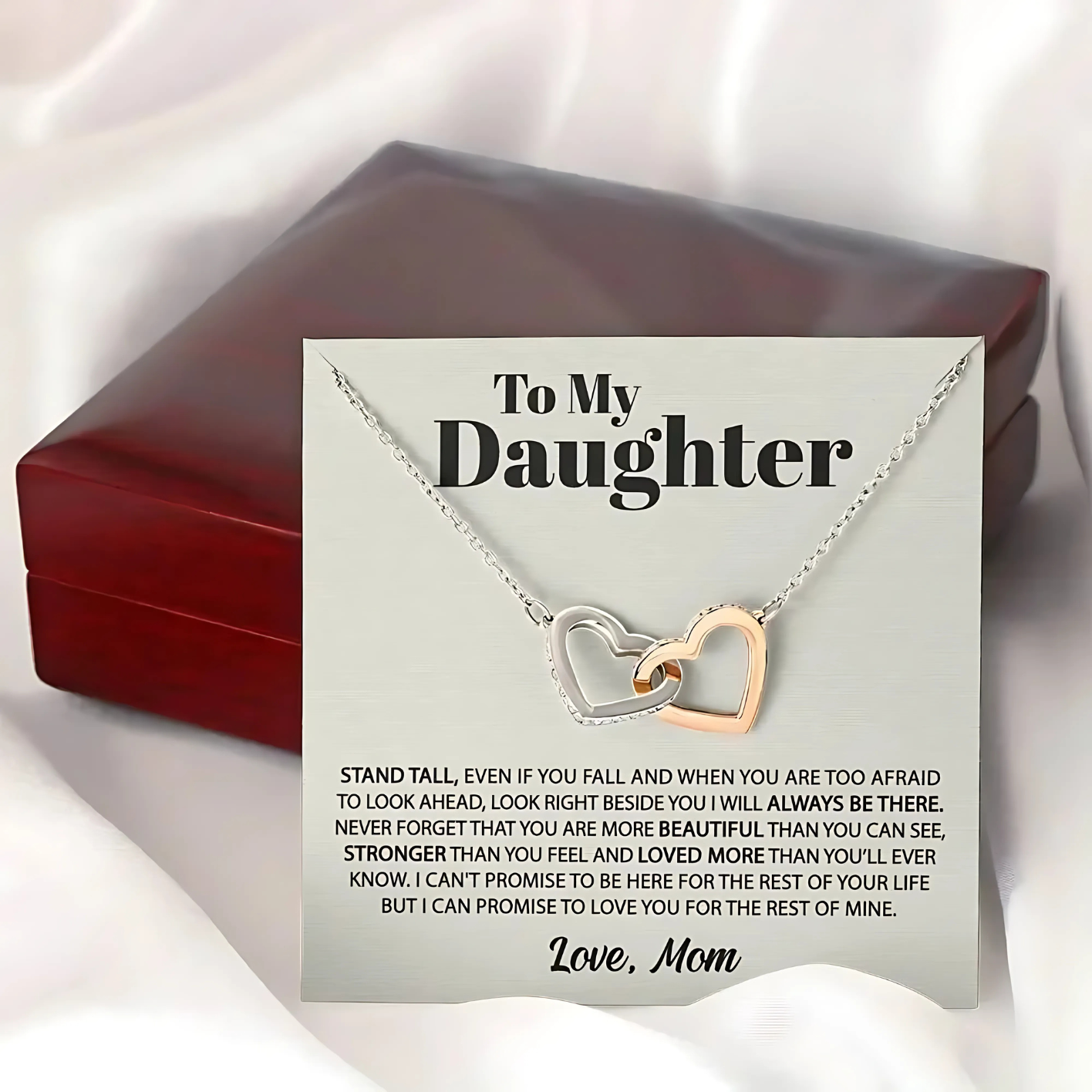 [ALMOST SOLD OUT] Daughter - Eternal Love Necklace - Interlocking Hearts