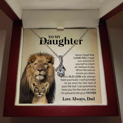 Daughter - Love You Till the End - Always Proud of You - Love Necklace