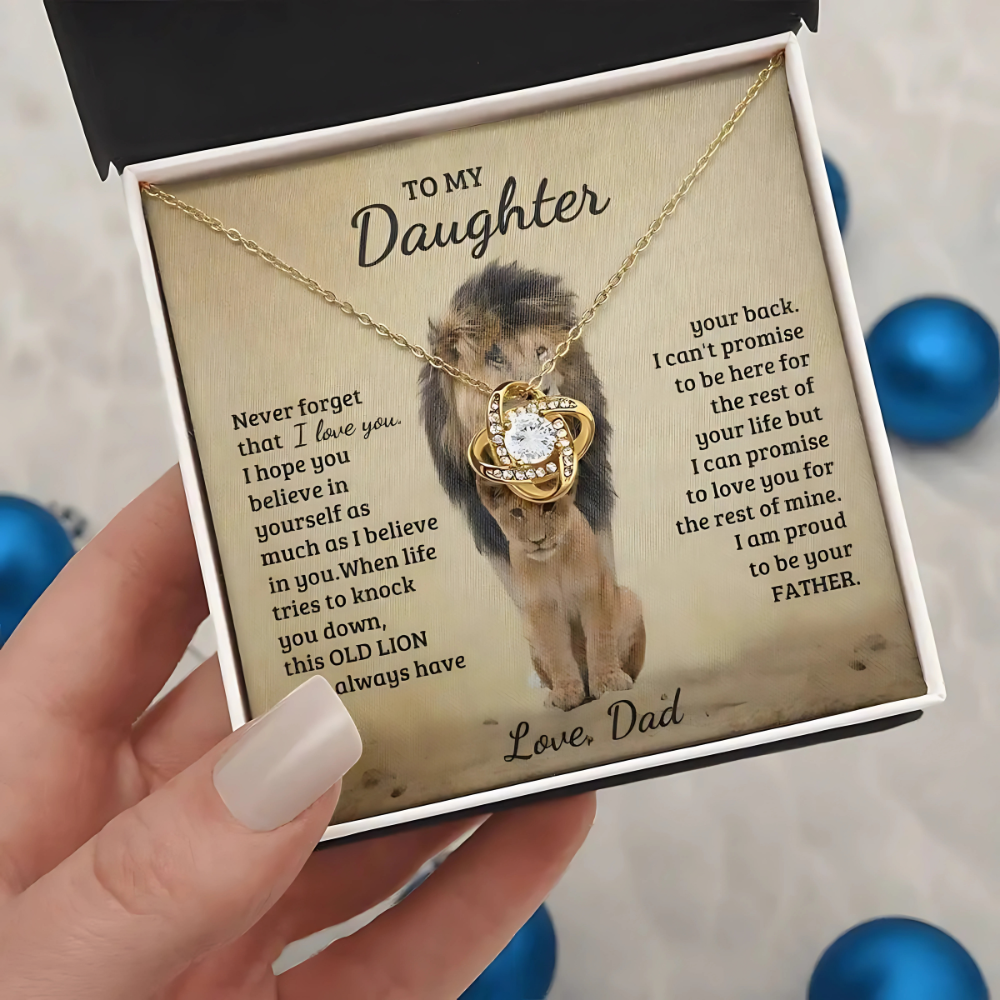 [ALMOST SOLD OUT] Daughter - Always got Your Back - Proud Lion Necklace