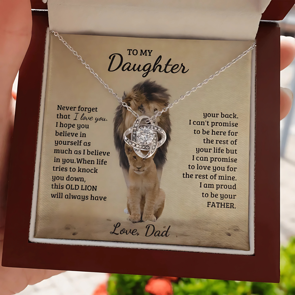 [ALMOST SOLD OUT] Daughter - Always got Your Back - Proud Lion Necklace