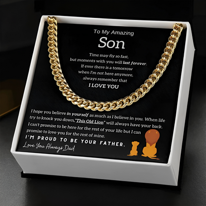 Son - Always Have Your Back - Proud Lion Chain Necklace