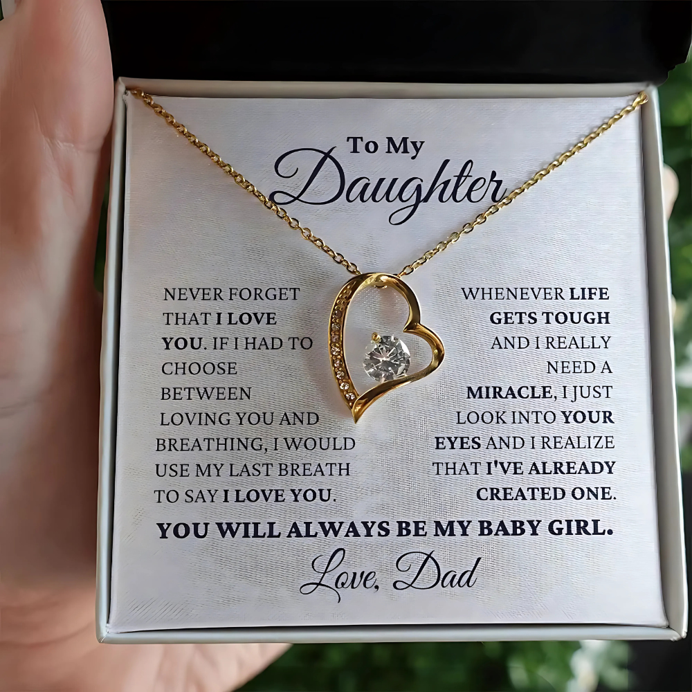 [ALMOST SOLD OUT] Daughter, Always Be My Baby Girl - Necklace