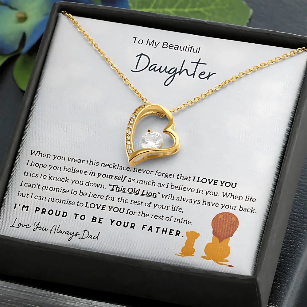 [ALMOST SOLD OUT] Daughter - Got Your Back Always - Love Necklace