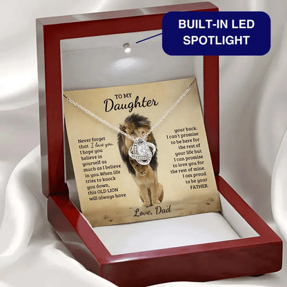 [ALMOST SOLD OUT] Daughter - Always got Your Back - Proud Lion Necklace - Radiant Memories