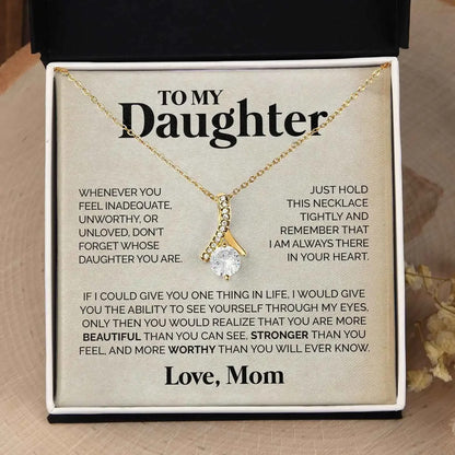 Daughter, I'll Never Stop Loving You - Love Necklace