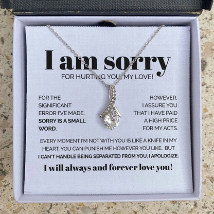 Sorry Necklace -  Miss You A lot