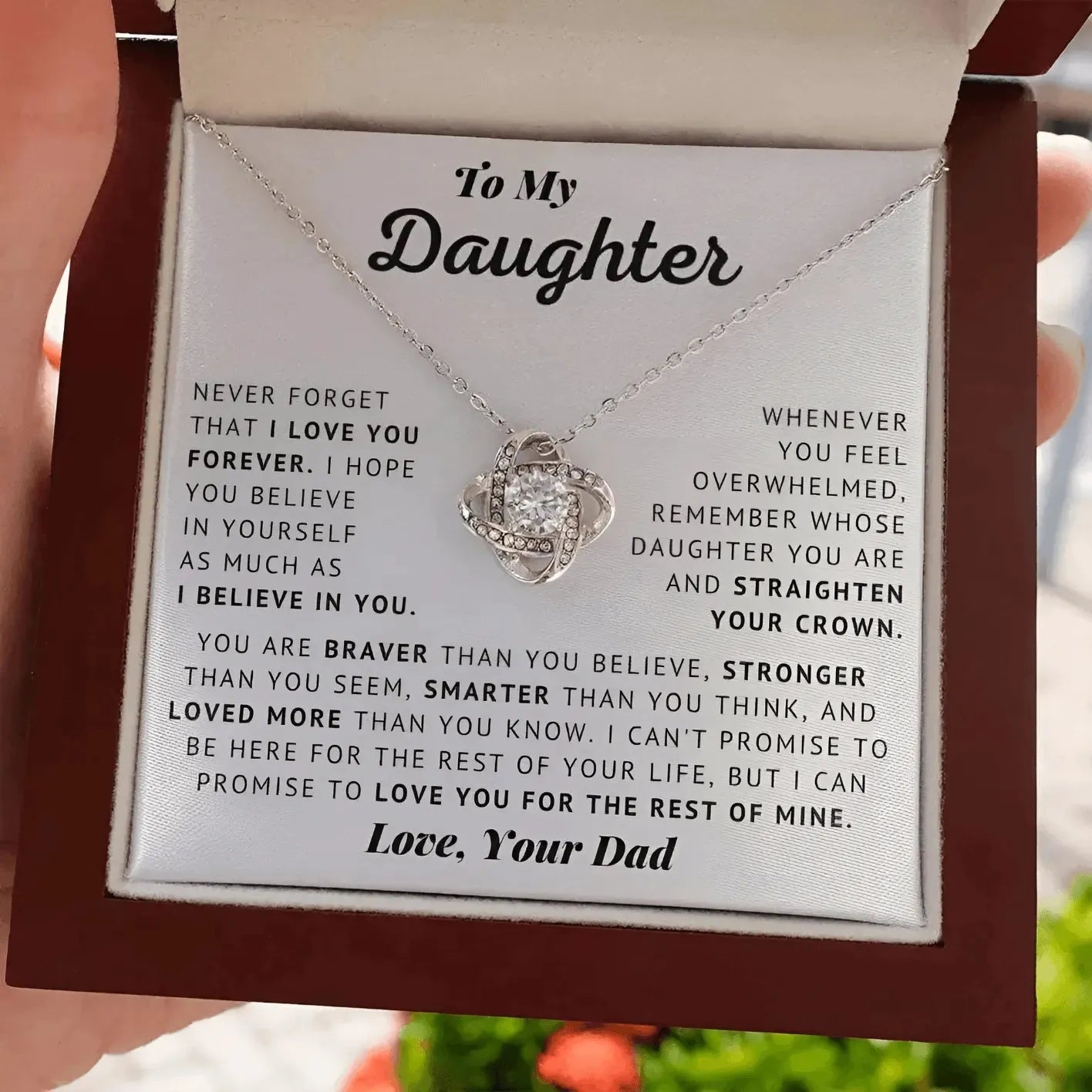 Daughter - Believe in yourself and Straighten Your Crown - Radiant Memories