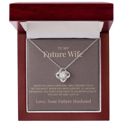 Future Wife - Always Be There - Commitment Necklace - Radiant Memories