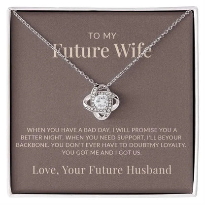 Future Wife - Always Be There - Commitment Necklace - Radiant Memories
