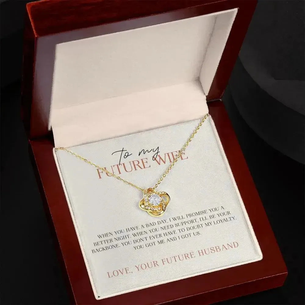 Future Wife - Always be your Backbone - Promise Necklace - Radiant Memories