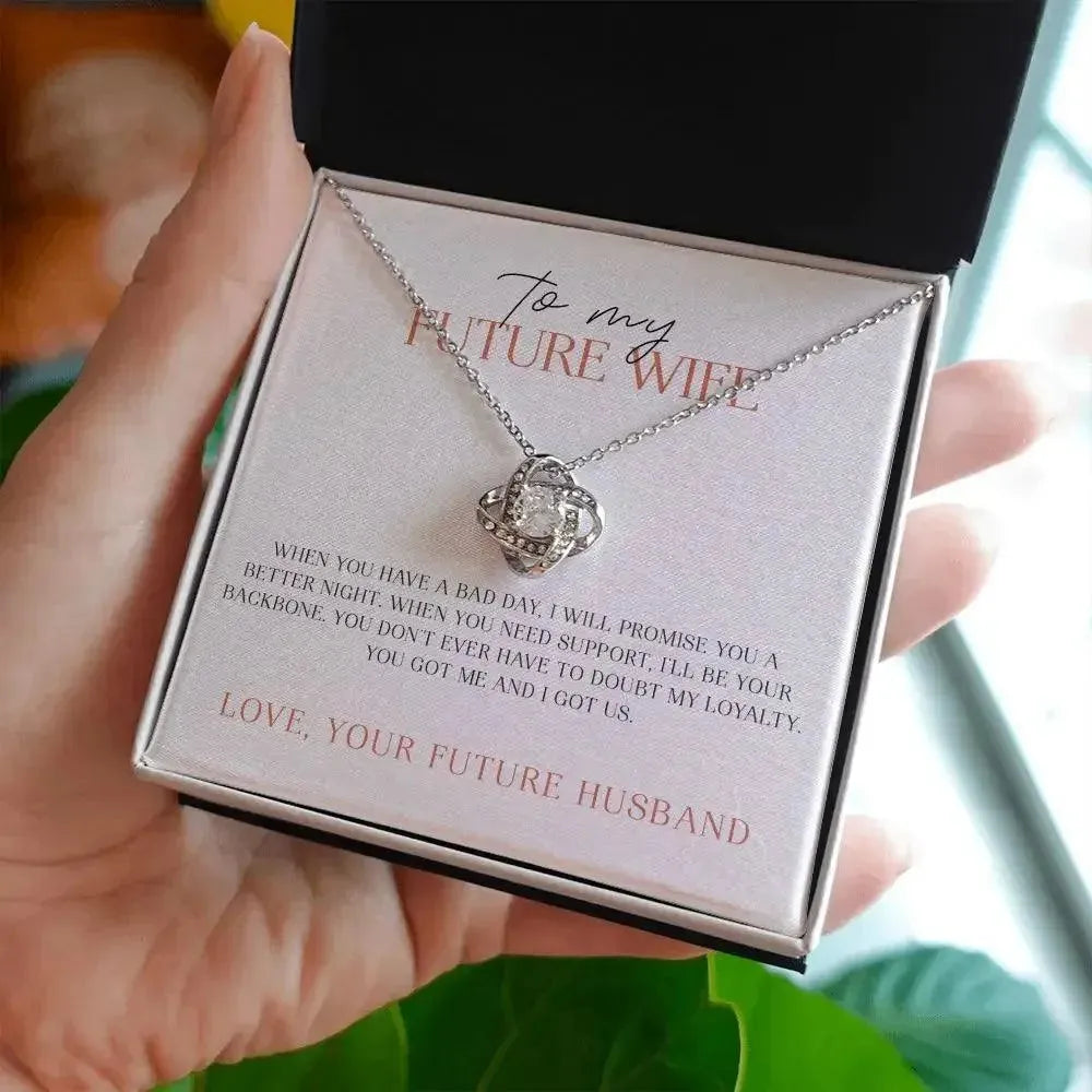 Future Wife - Always be your Backbone - Promise Necklace - Radiant Memories