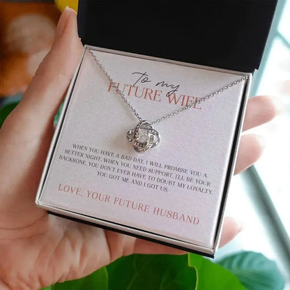 Future Wife - Always be your Backbone - Promise Necklace - Radiant Memories