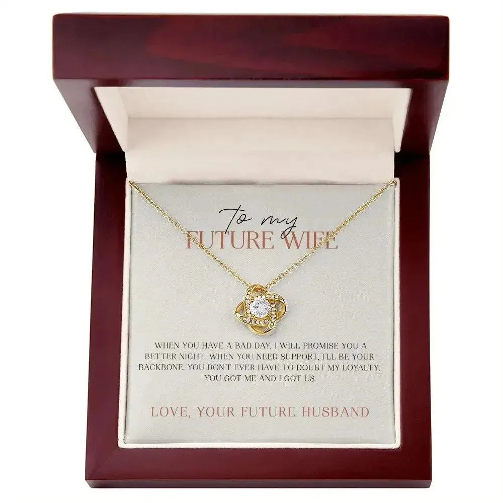 Future Wife - Always be your Backbone - Promise Necklace - Radiant Memories