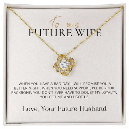 Future Wife - Love You Always - Promise Necklace - Radiant Memories