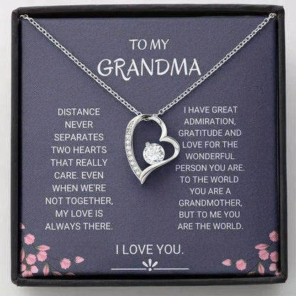 Grandma - Always Grateful - Love Necklace - Radiant Memories