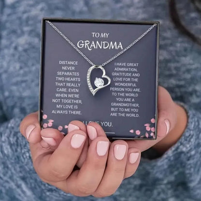 Grandma - Always Grateful - Love Necklace - Radiant Memories