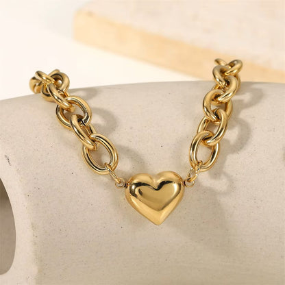 Trending Fashion Heart Chain Bracelet