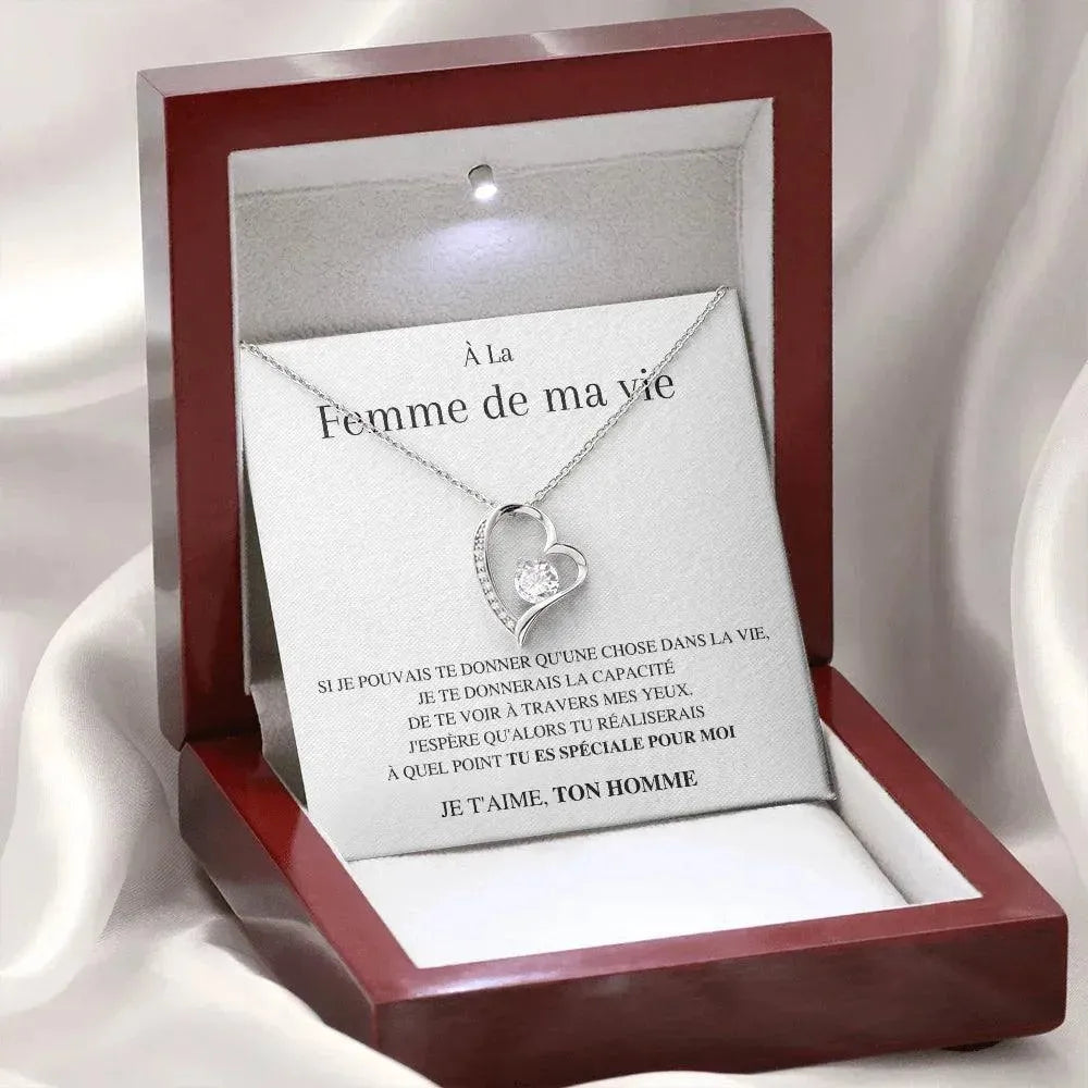 Mon - Plus beau cadeau de la vie - Collier en cœur - Radiant Memories