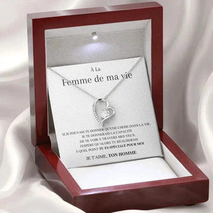 Mon - Plus beau cadeau de la vie - Collier en cœur - Radiant Memories